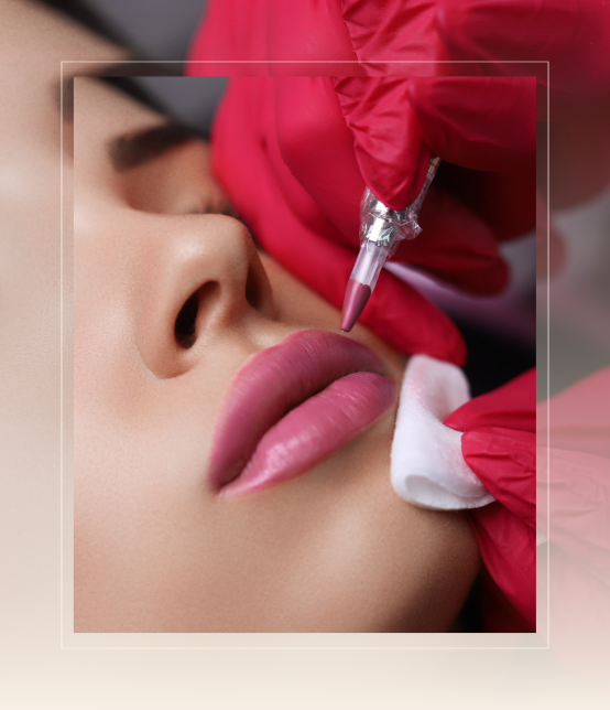 Lippen Pigmentierung Aquarell Lips